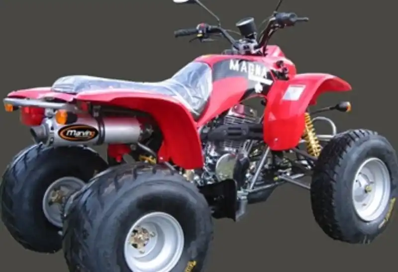 Silencieux Marving rond alu pour quad Barossa 150 2004> Réduction