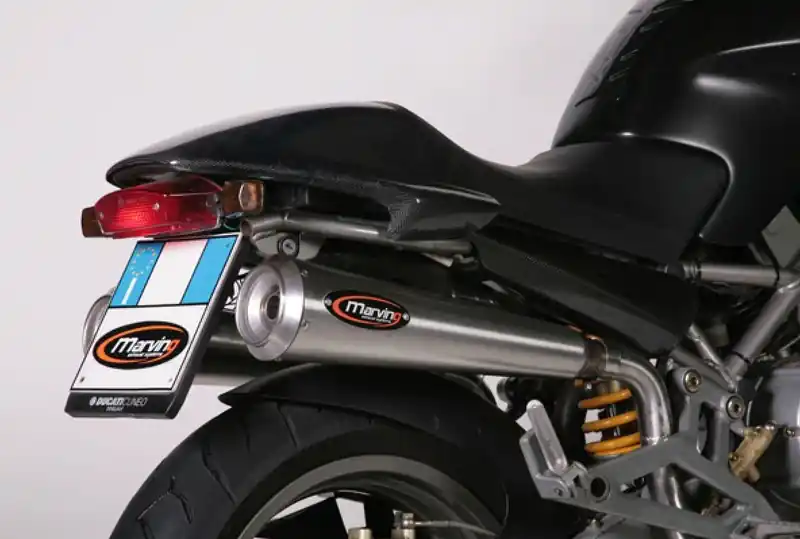 Commande En Gros Marving 2 silencieux coniques inox pour Ducati Monster 800