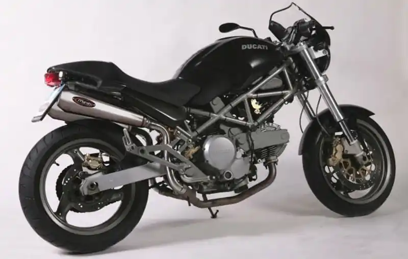 Marving 2 silencieux coniques inox style haut pour Ducati Monster 900 Affaire À Saisir
