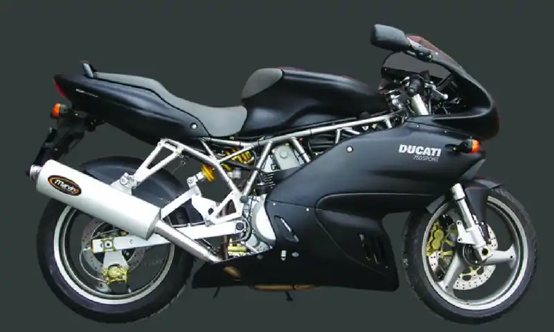 2 Silencieux Marving Superline ovales alu pour Ducati 1000 SS 03-06 Prix Cassé