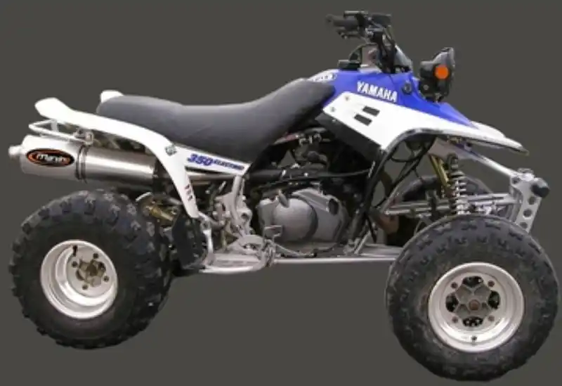 Silencieux Marving alu ovale pour quad Yamaha 350 Warrior Remise
