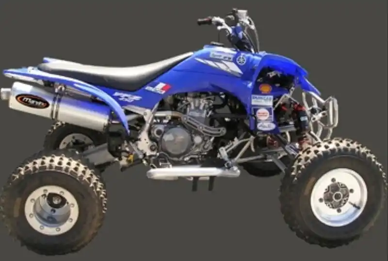 Dernière Chance Silencieux Marving alu ovale pour quad Yamaha YFM 450 2003>