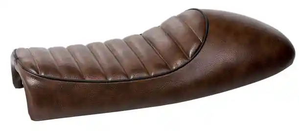 Selle Café Racer type 4 marron entièrement couverte Marque