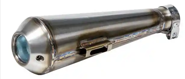Silencieux Megaphone acier inoxydable 44 mm avec fixation latérale Affaire À Saisir