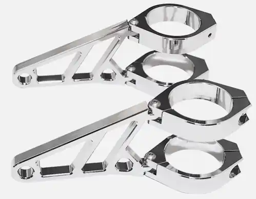 Supports de phare 42-43 mm chromés Vente Flash