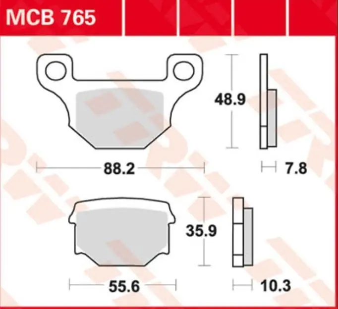 Paire de plaquettes avant LUCAS pour Suzuki GN125 NF41A 1982-1990 Prix Promo