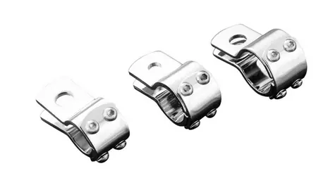 Pinces pour feux Ø 32 mm acier chromé Retour Gratuit