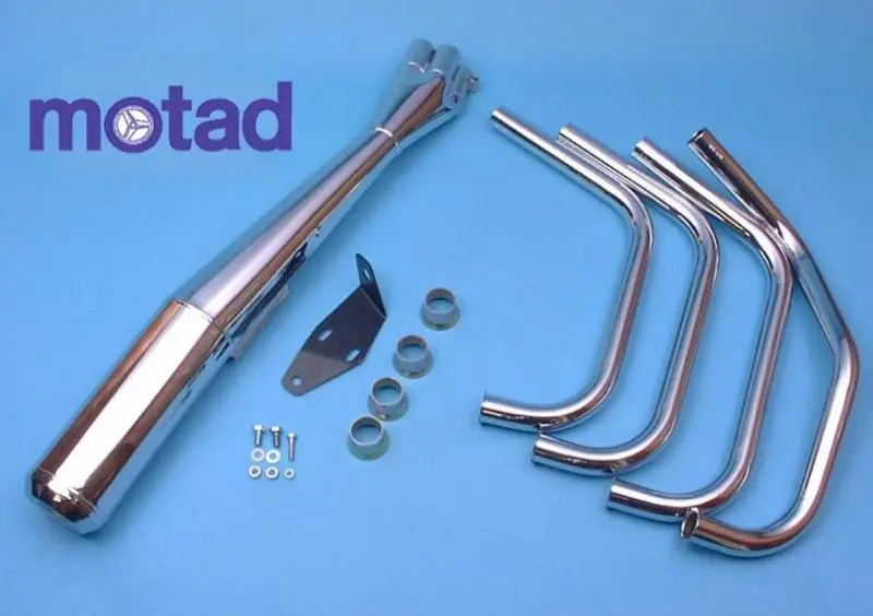 Pas Cher Motad ligne 4 en 1 pour Kawasaki GT 550 83/89 KZ550G