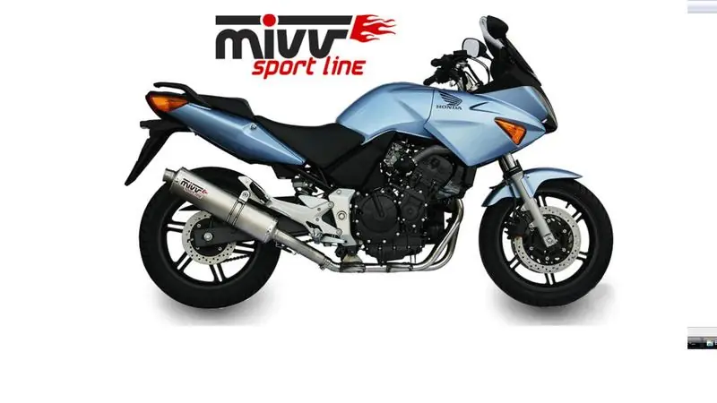 Petit Prix Mivv silencieux Sportline inox ovale pour Honda CBF600 2004/2007