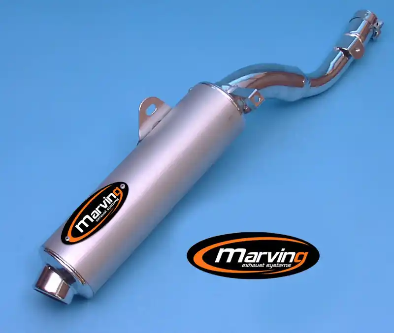 Silencieux Marving chrome/alu pour FZR 1000 Exup de 1989 à 1995 Soldes