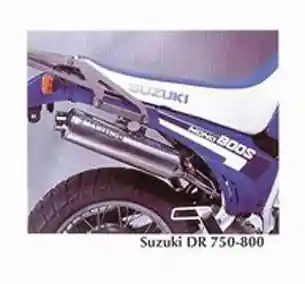 Marving silencieux chrome/alu pour DR 750S Big SR41 Prix Choc