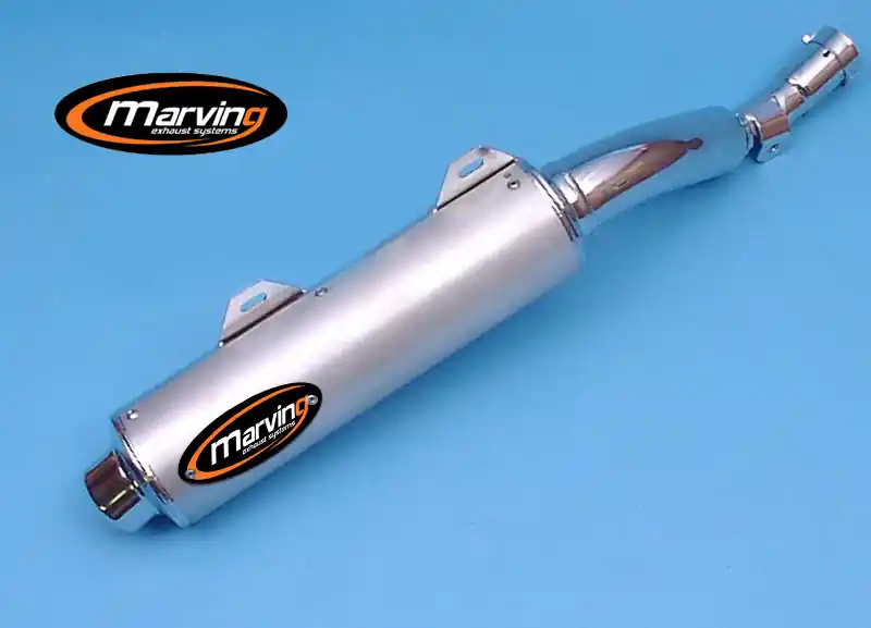 Silencieux Marving chrome / alu pour XT 600 E 95/2003 4PT / 4SC Remise