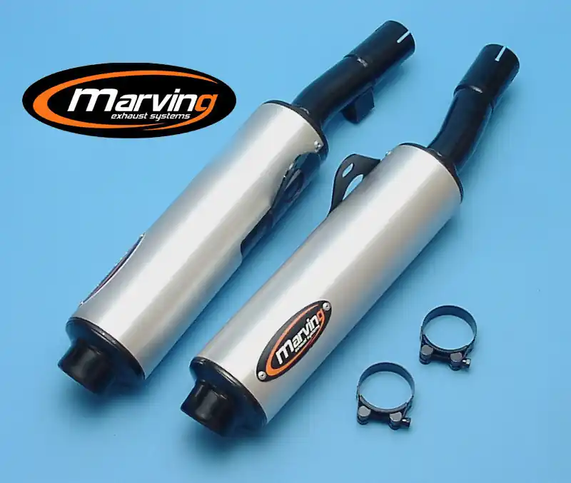 Promotion Marving 2 silencieux acier/alu pour ST 1100 SC26 1990/2002
