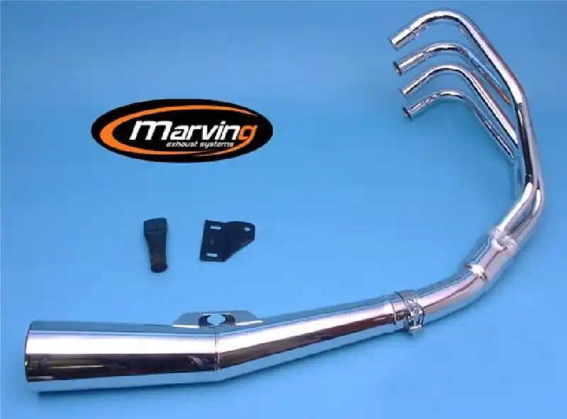 Ligne d'échappement 4/1 Marving chromé pour Z750 1980-1982 Jusqu&rsquo;à Épuisement Des Stocks