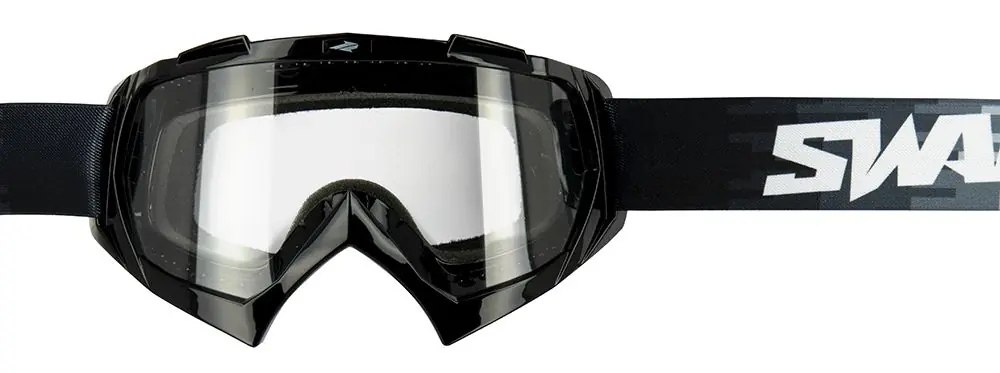 Offre Du Jour Masque cross SWAP&rsquo;S PIXEL Noir Ecran Clair