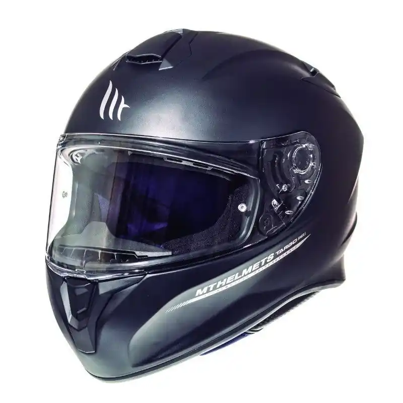 Casque MT TARGO Uni Noir Mat L – 59/60 cm Authentique
