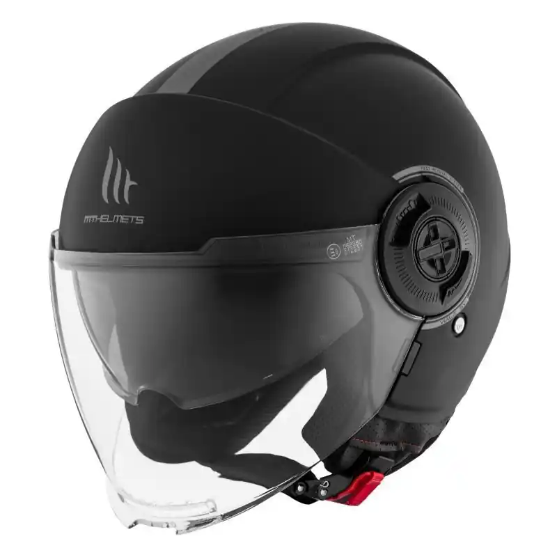 Pas Cher Casque MT VIALE SV S 06 Uni Noir Mat XS – 53/54 cm