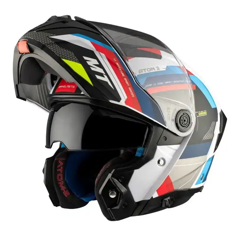 Seulement Aujourd&rsquo;hui Casque modulable MT ATOM 2SV BAST AO XS – 53/54 cm