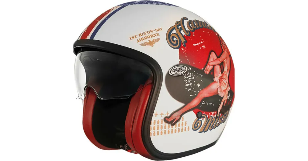 Dernière Chance Casque Vintage Pinup- PREMIER XS