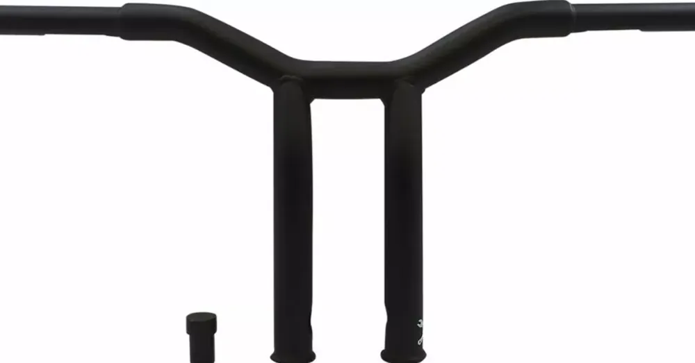Guidon Dominator Raked Ø 1.25&Prime; / Hauteur 10&Prime; Noir Mat Bon Plan