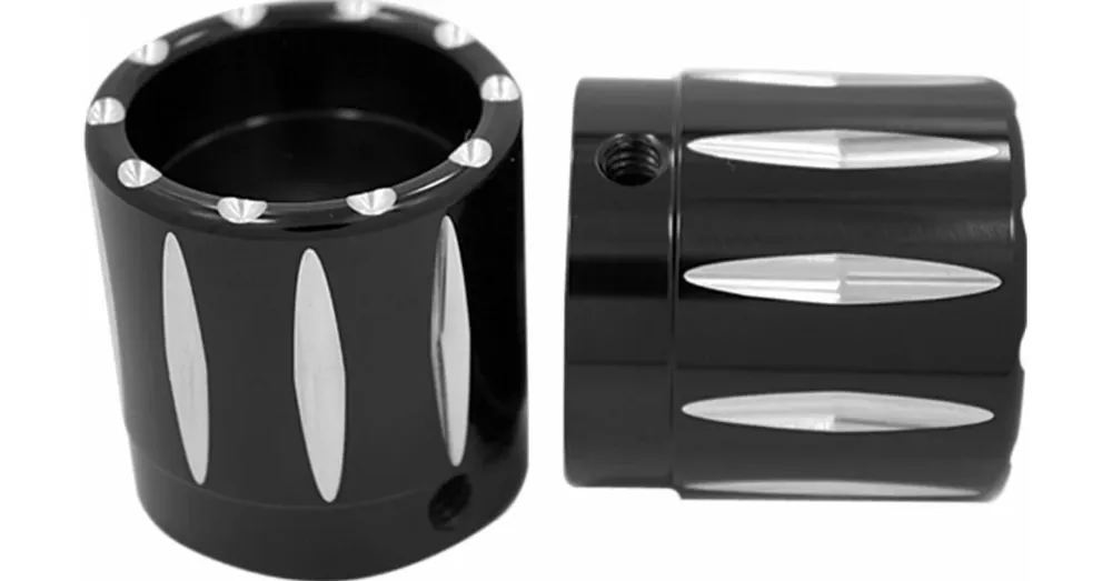 Caches Axe de Roue Avant Avon Performance Rival Noir Dyna Touring Prix Choc