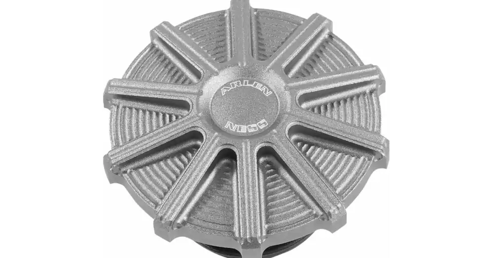 Bouchon de Réservoir Ventilé Arlen Ness 10-Gauge Anodisé Titane Dyna Softail Sportster XL Touring Produit De Marque