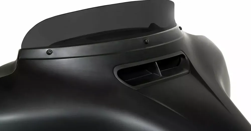 Pare-Brise Spoiler pour Batwing Memphis Shades 3&Prime; Noir Fumé Touring Trikes 14/23 Prix Bas