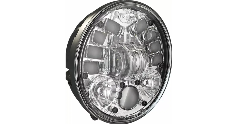 Phare LED 5.75&Prime; J.W Speaker Adaptive 2 8691 Chromé avec Support de Fixation Inférieur Vente Flash