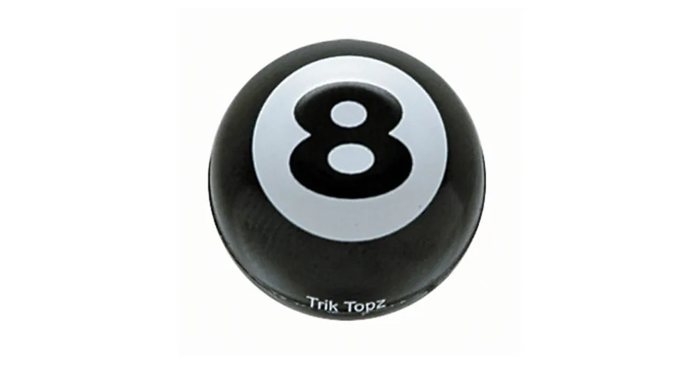 Commander Vite Bouchon de Valve Universel Trik Topz Boule 8 Noir