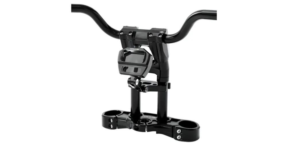 Kit Guidon + Risers Kraus Pro Bully ST 10" Noir Softail Low Rider ST Petit Prix