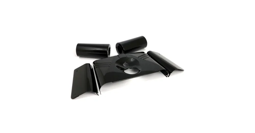 Kit Caches Fourche 5 Pièces Ribbed Noir Softail 86/17 Nouvel Arrivage