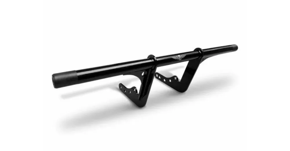 Crash-Bar Pilote Heinz Bikes Club-Style Noir Softail M8 Marque