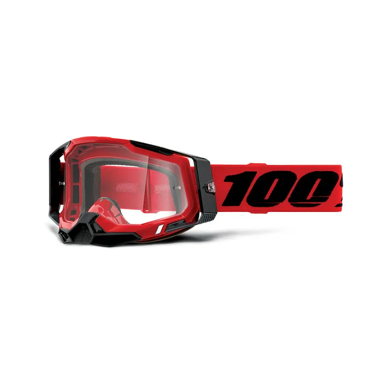 Masque Cross RACECRAFT 2 Rouge – Ecran Clair Solde