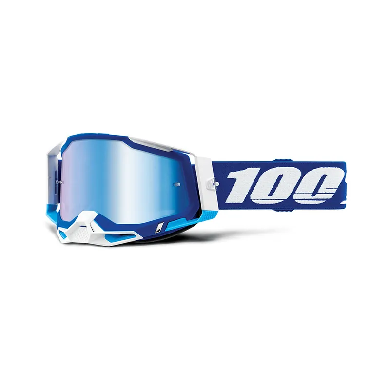 Masque Cross RACECRAFT 2 Bleu – Ecran Mirror Bleu Offre Spéciale