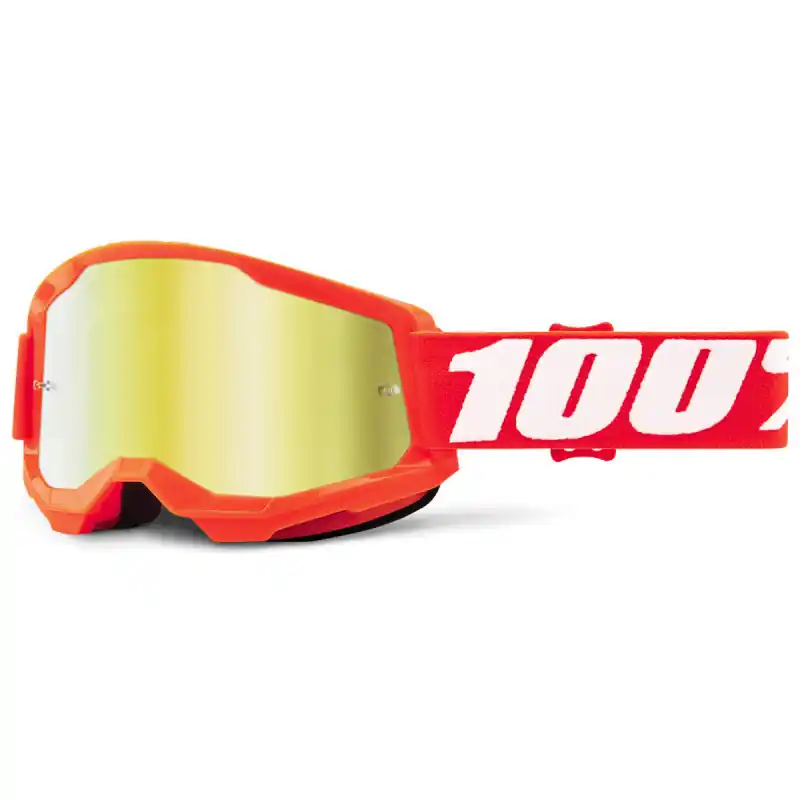 Top Vente Masque Cross STRATA 2 Orange – Ecran Mirror Gold