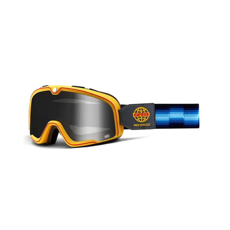 Masque Cross BARSTOW Race Service – Ecran Mirror Silver Offre Limitée