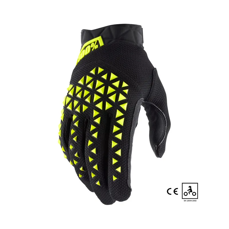 Offre Du Jour Gants Cross 100% AIRMATIC CE Noir/Jaune Fluo