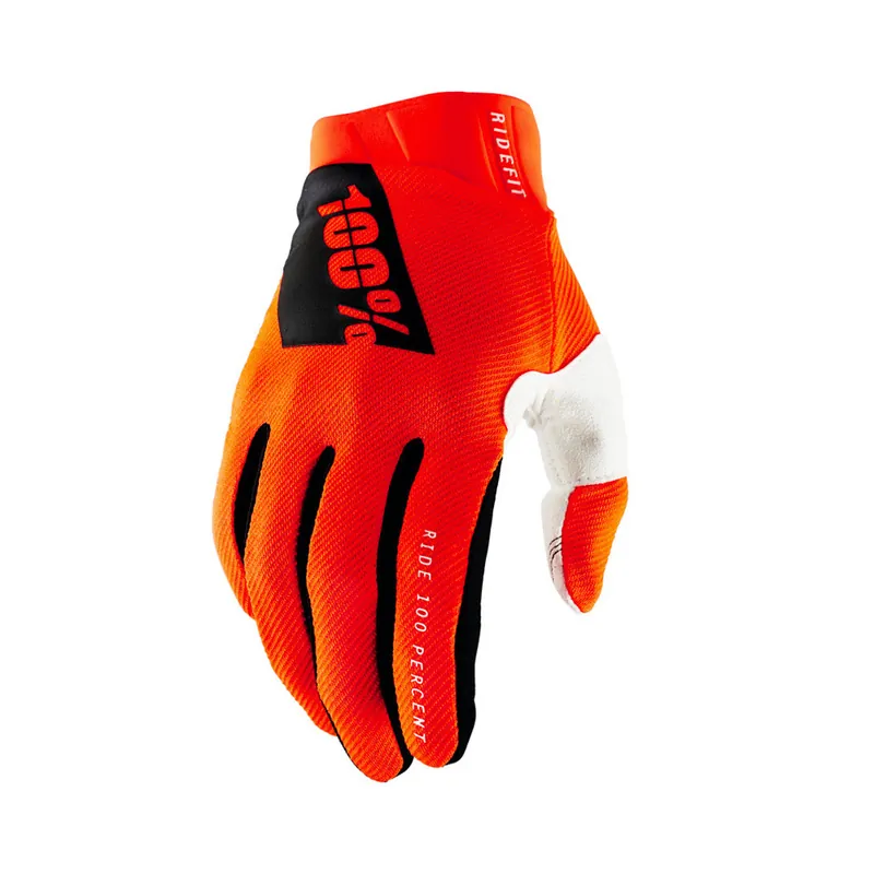 Offre Du Jour Gants Cross 100% RIDEFIT Orange Fluo