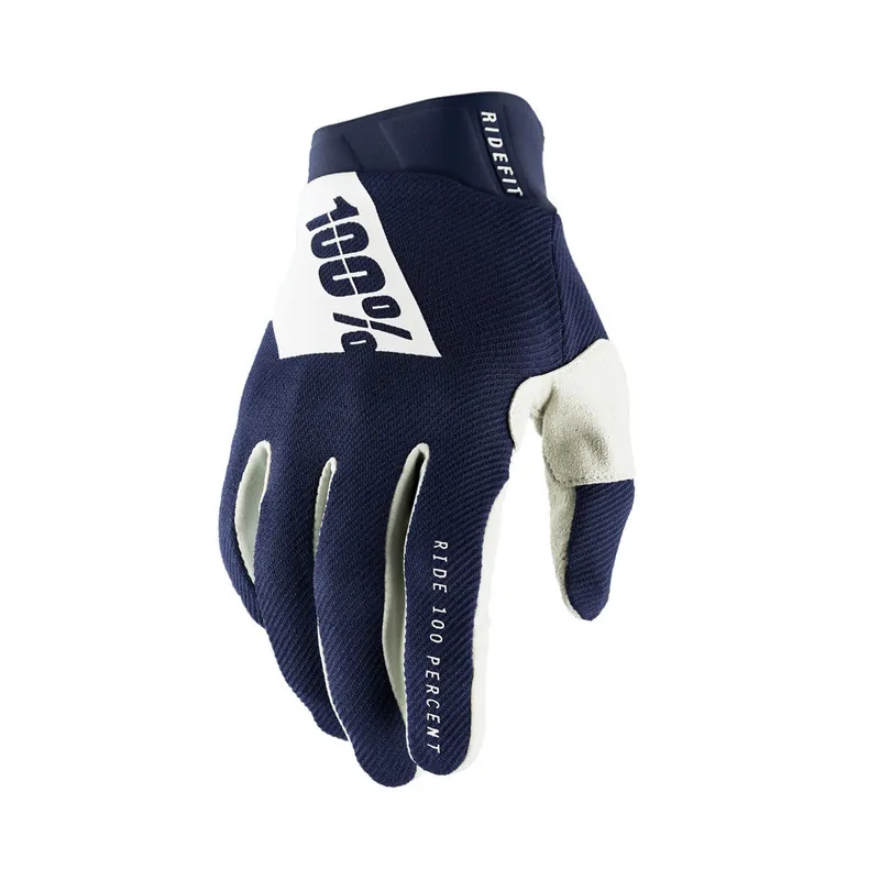 Gants Cross 100% RIDEFIT Navy Nouvelle Collection