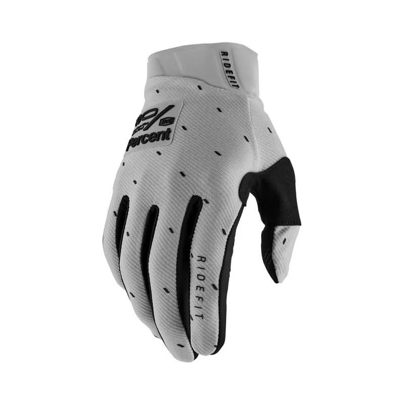 Gants Cross 100% RIDEFIT Slasher Silver Commander Vite