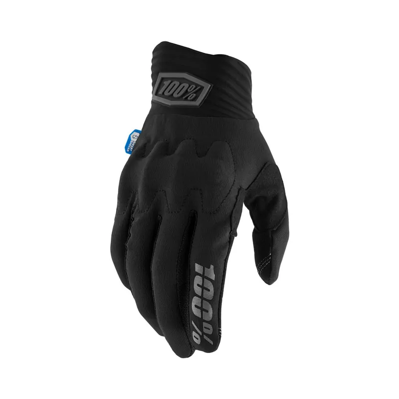 Gants Cross 100% COGNITO SMART SHOCK Noir Promotion Saisonnière