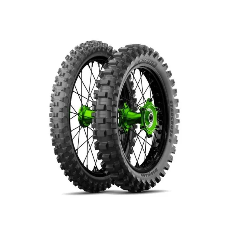 Pneu MICHELIN STARCROSS 6 MEDIUM HARD 120/80-19 M/C NHS 63M TT Acheter Direct