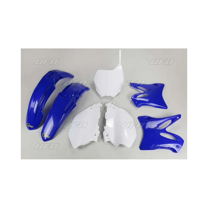Promotion Kit plastique UFO couleur origine bleu/blanc Yamaha YZ125/144/250