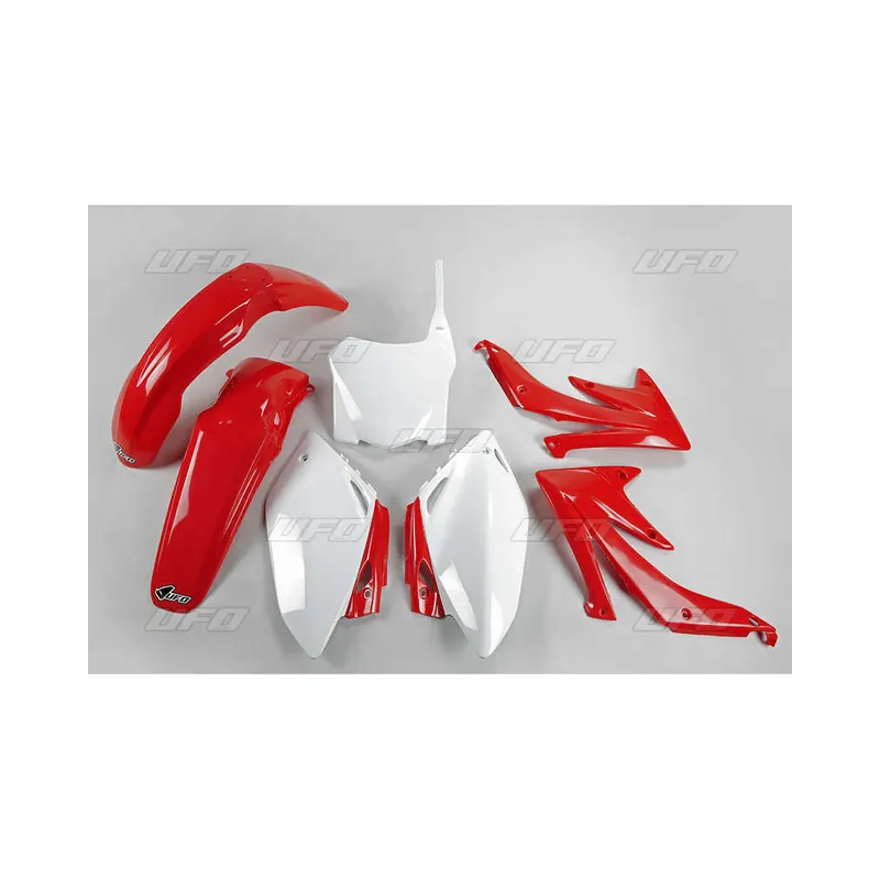Vente Flash Kit plastique UFO couleur origine rouge/blanc (2008) Honda CRF450R
