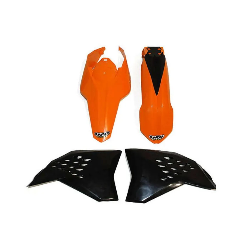 Authentique Kit plastique UFO couleur origine orange/noir KTM