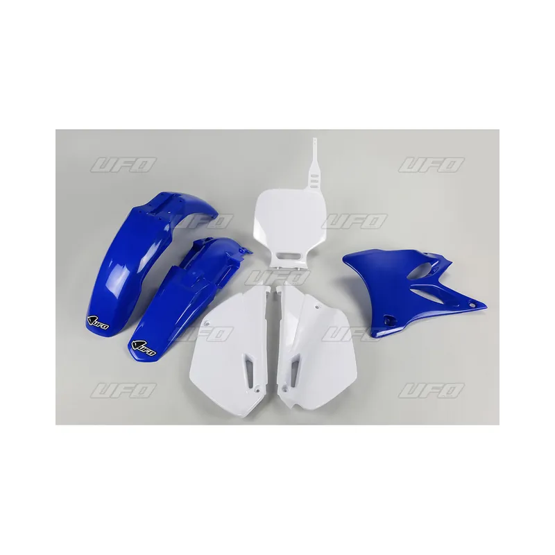 Solde Kit plastique UFO couleur origine bleu/blanc Yamaha YZ85