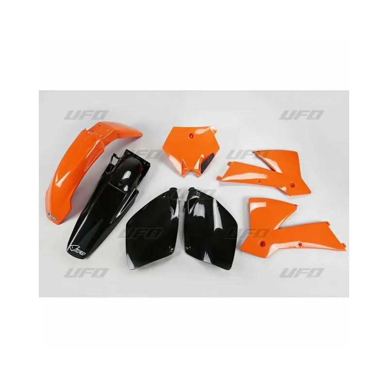 Promotion Kit plastique UFO couleur origine orange/noir KTM