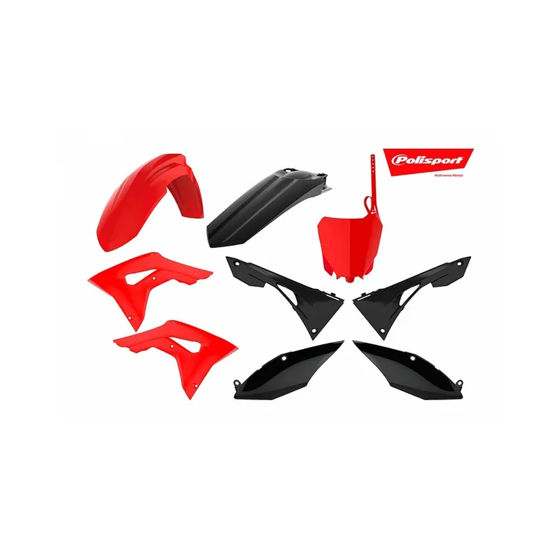 Kit plastiques POLISPORT rouge/noir Honda CRF250/450R Marque