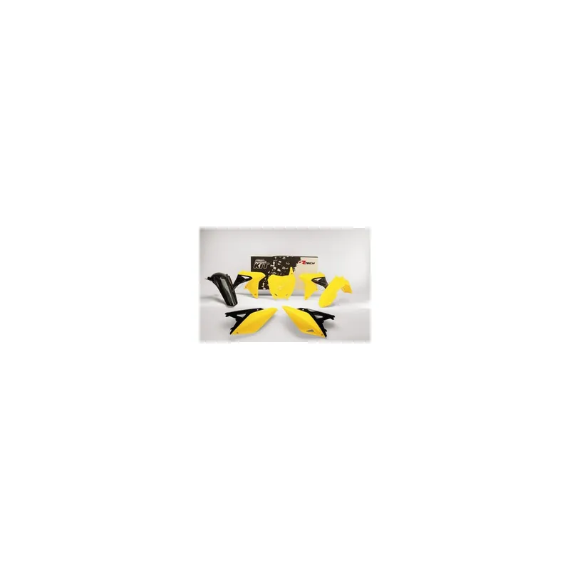 Kit plastique RACETECH couleur origine (14-16) jaune/noir Suzuki RM-Z250 Offre Exclusive