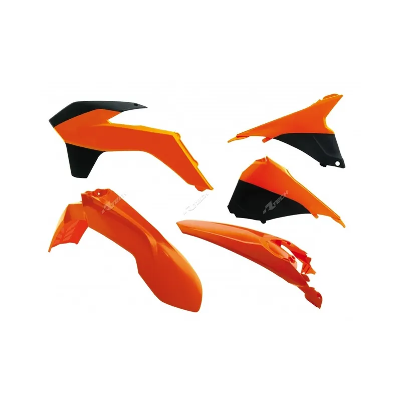 Kit plastique RACETECH couleur origine (2014) orange/noir KTM Top Vente